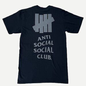 ANTI SOCIAL SOCIAL CLUB X UNDEFEATED LOCK 3M TEE BLACK